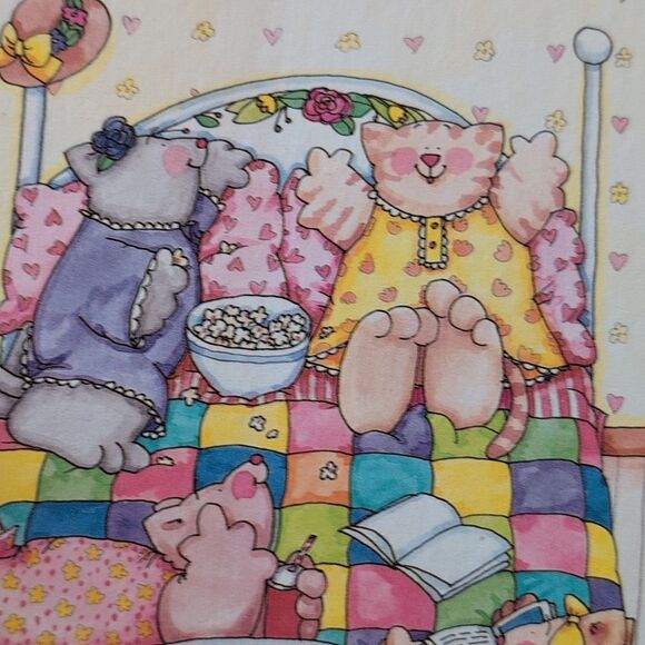 Vintage 90s Due Dreamer CR Gibson kitty cat theme scrapbook - Picture 12 of 15